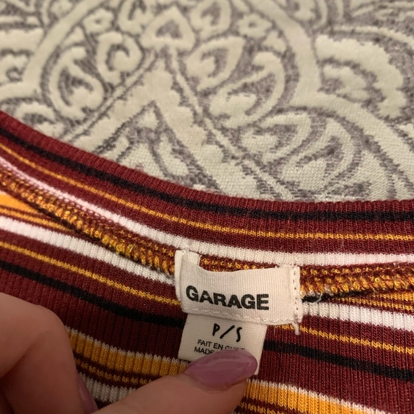 garage striped long sleeve - Picture 3 of 3